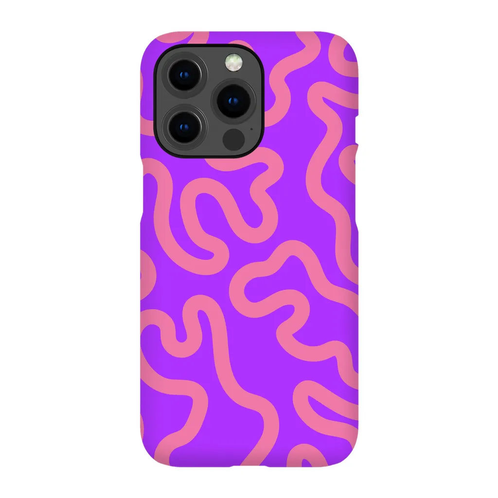 Neon Moments Phone Case - Purple