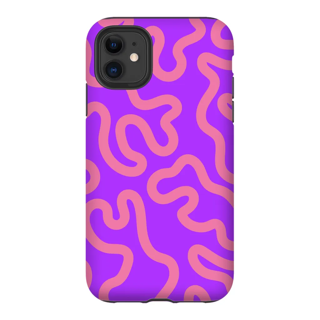 Neon Moments Phone Case - Purple