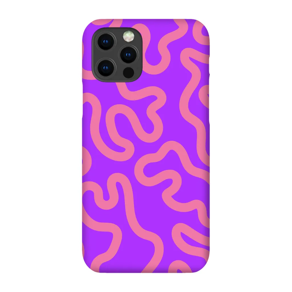 Neon Moments Phone Case - Purple