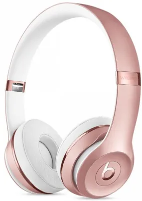 New - Beats by Dr. Dre Solo3 On-Ear Sound Isolating Bluetooth Headphones - Rose Gold ( BTMX442)