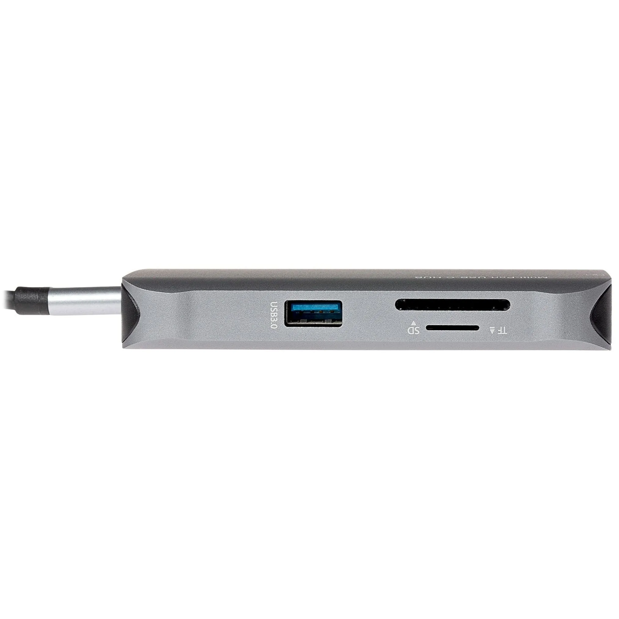 Nikkai USB-C Multiport Hub to 3x USB-A 3.0 / HDMI 4K / Gigabit RJ45 / VGA / USB-C PD / 3.5mm Audio / SD Card Reader - Silver