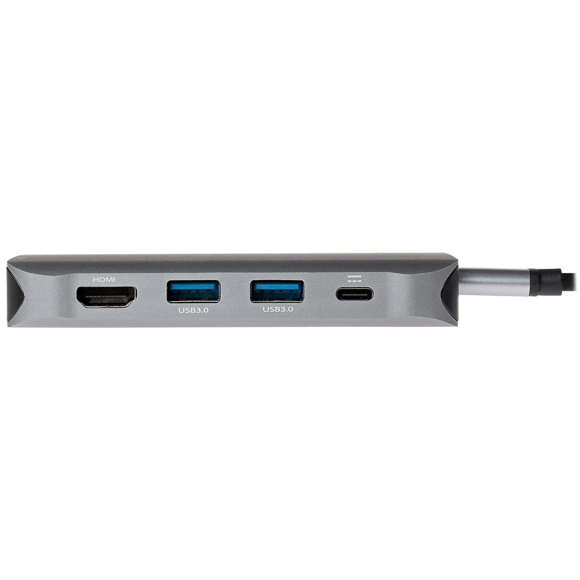 Nikkai USB-C Multiport Hub to 3x USB-A 3.0 / HDMI 4K / Gigabit RJ45 / VGA / USB-C PD / 3.5mm Audio / SD Card Reader - Silver