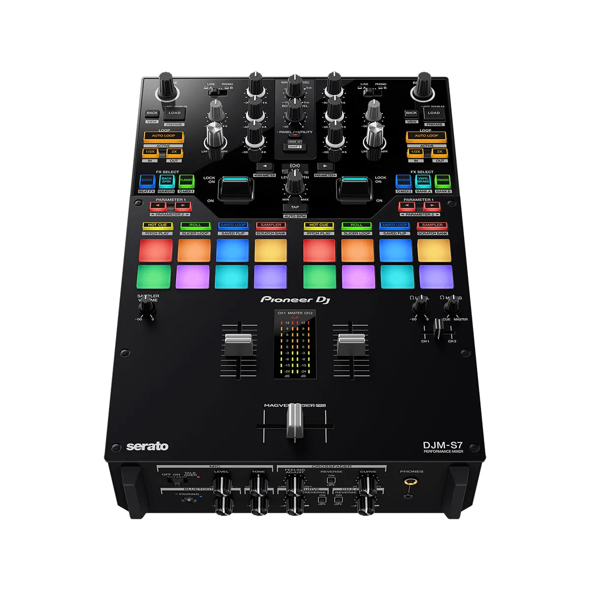 Pioneer DJ DJM-S7 Scratch-style 2-channel Performance DJ Mixer