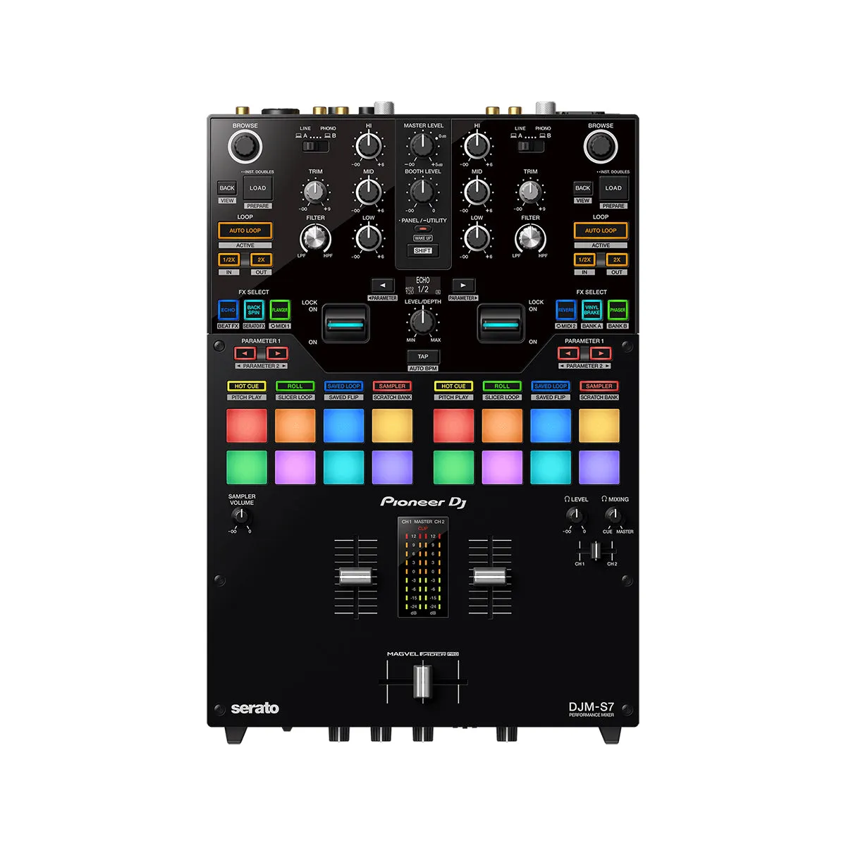 Pioneer DJ DJM-S7 Scratch-style 2-channel Performance DJ Mixer