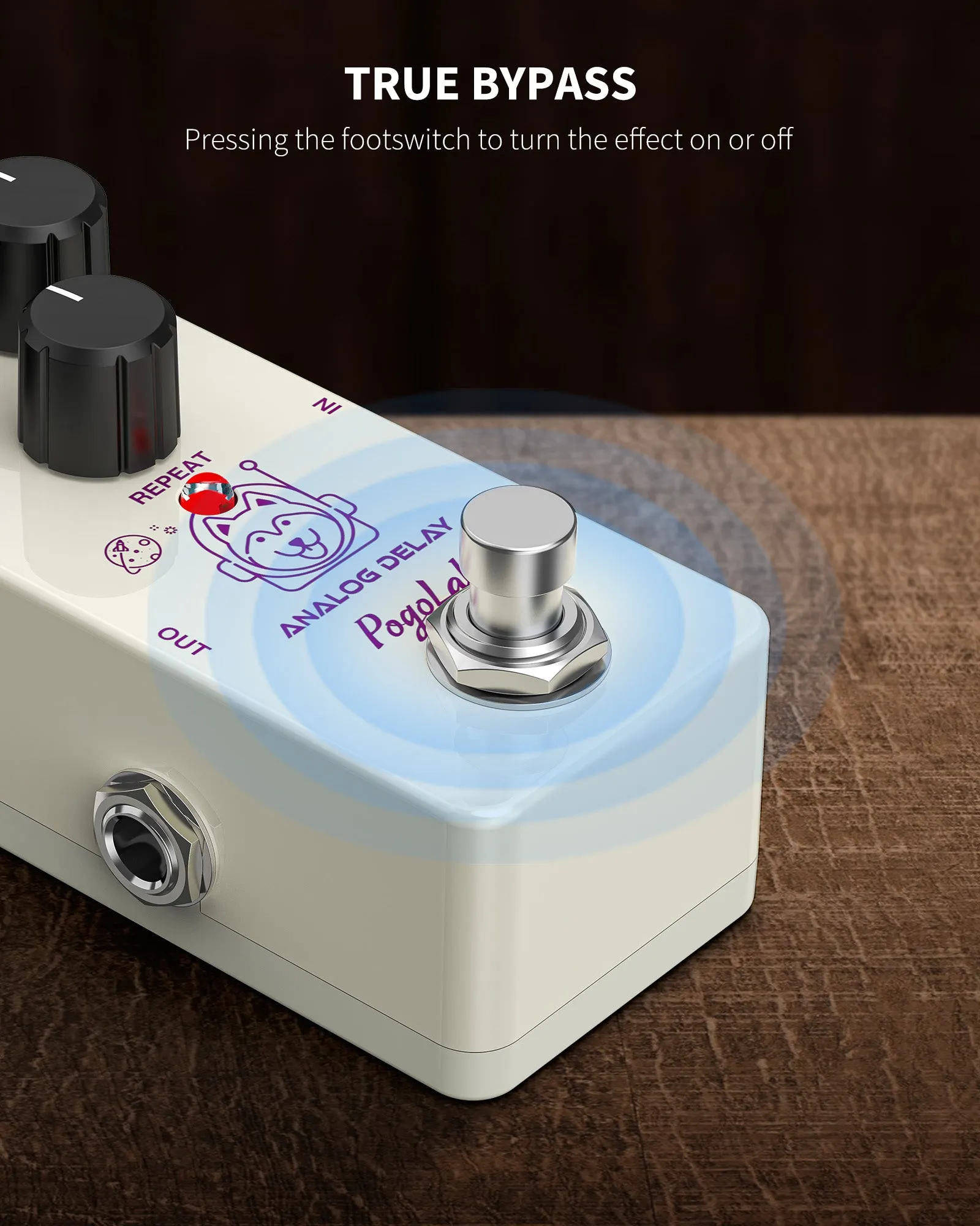 POGOLAB RS-10 Analog Delay Guitar Effect Pedal