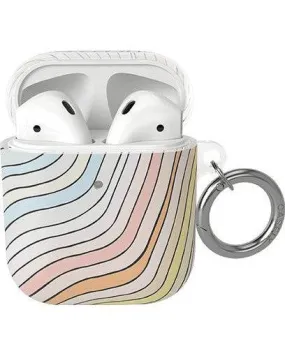 Ride The Wave | Pastel Rainbow Lined AirPods Case