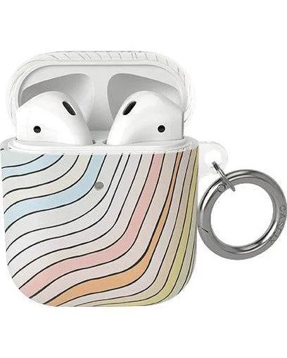 Ride The Wave | Pastel Rainbow Lined AirPods Case