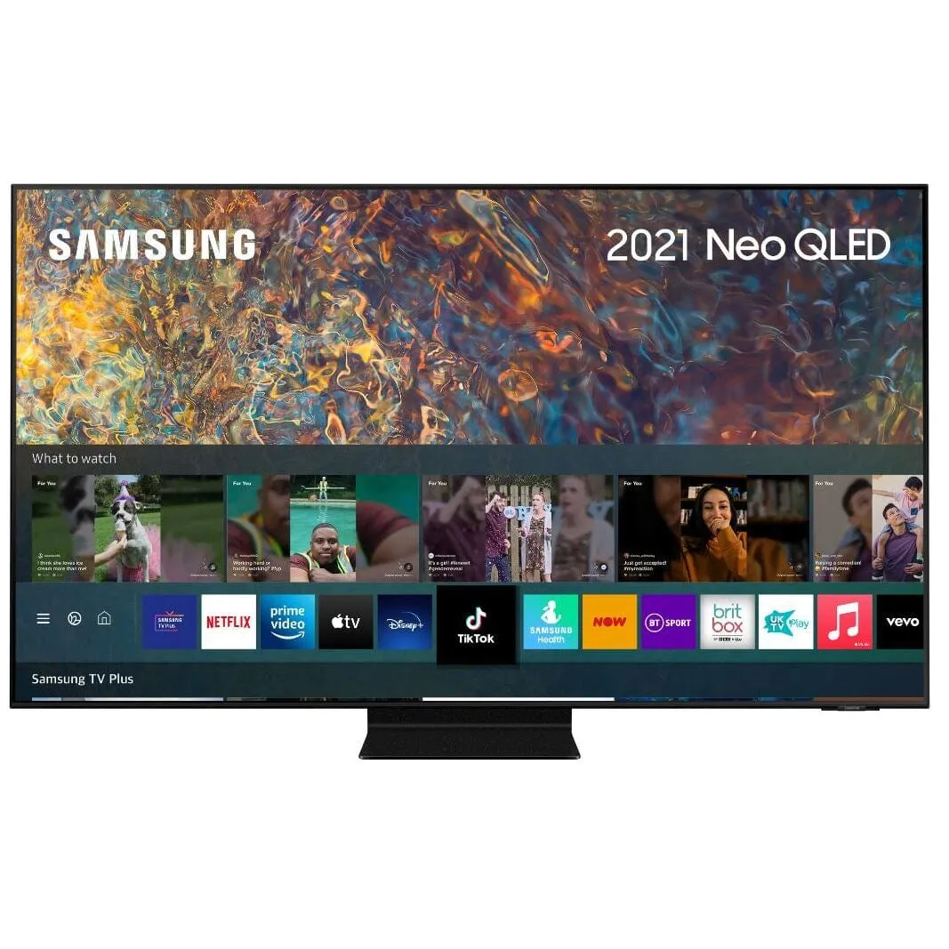 Samsung QE65QN94A (2021) Neo QLED HDR 2000 4K Ultra HD Smart TV, 65 inch with TVPlus-Freesat HD, Black