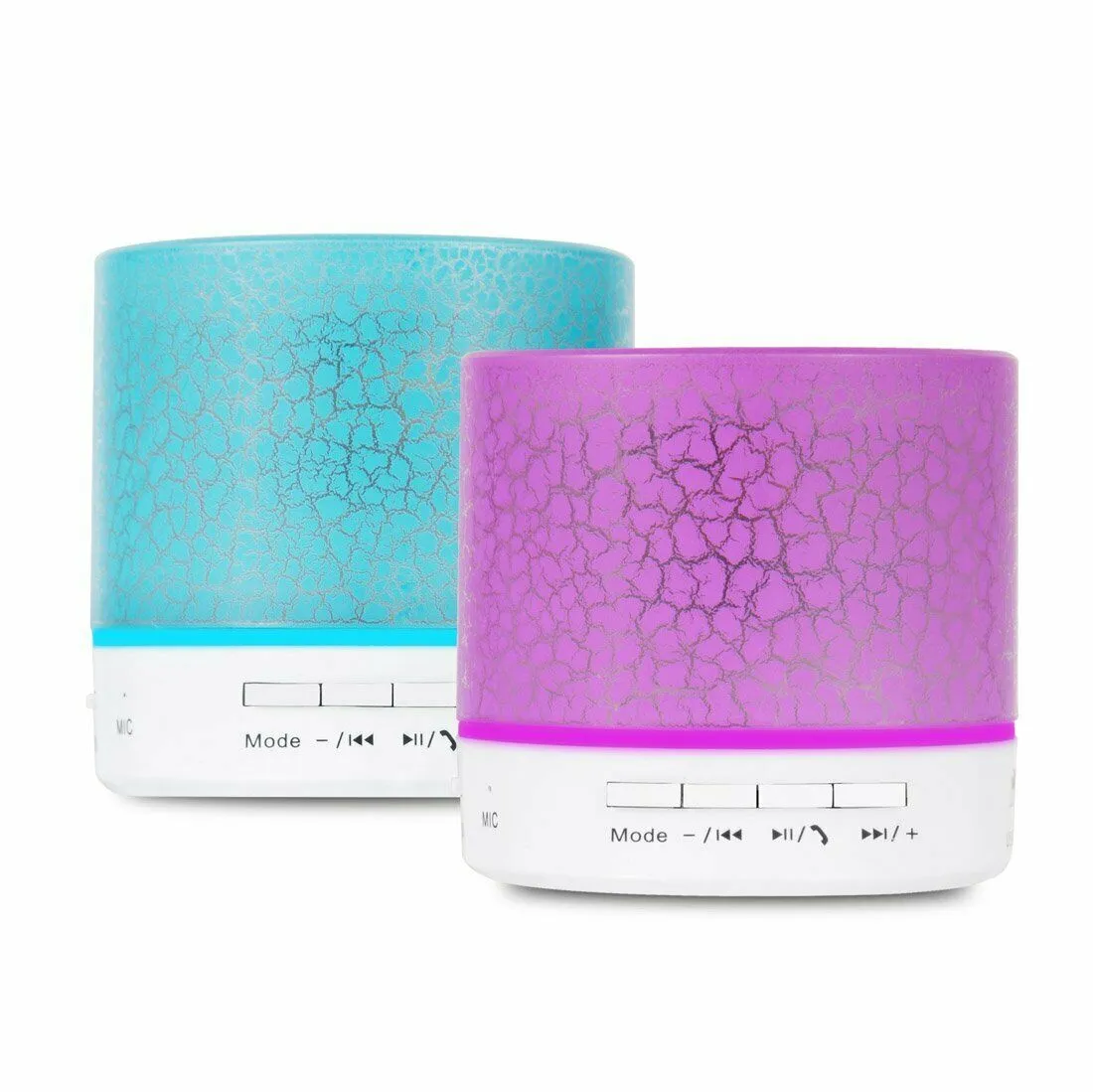 SMAXLUMINOUS™ Light Up Mini Portable Bluetooth Speaker LOUD Stereo Bass USB/UTF/AUX   Mic