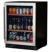 Smith & Hanks 176 Can Premier Under Counter Beverage Cooler BEV145DRE