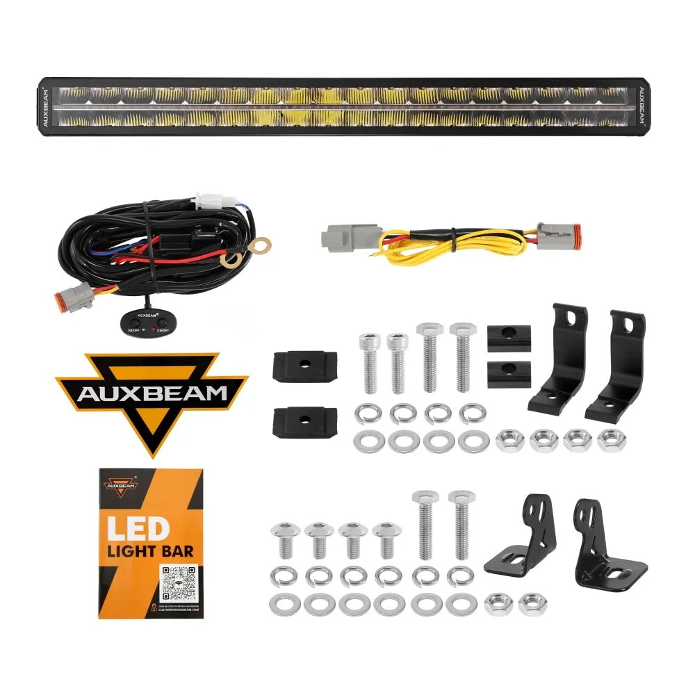 SP-DRL Series 12 Inch/22 Inch/32 Inch/42 Inch Off Road LED Light Bar With Amber&White DRL