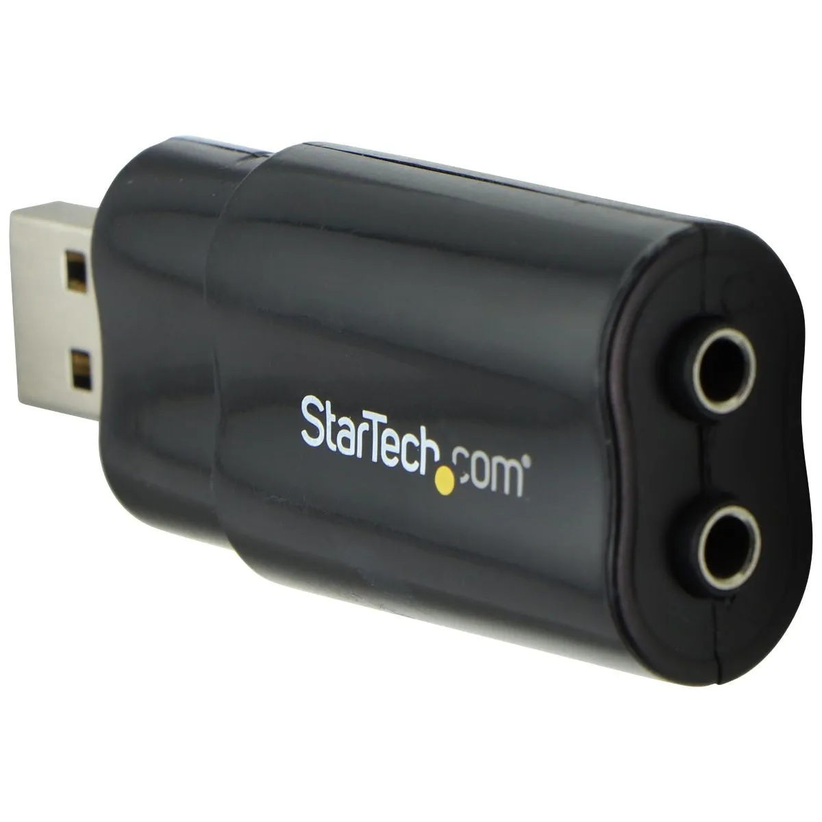 StarTech.com USB to Stereo Audio External Sound Card (ICUSBAUDIOB) - Black