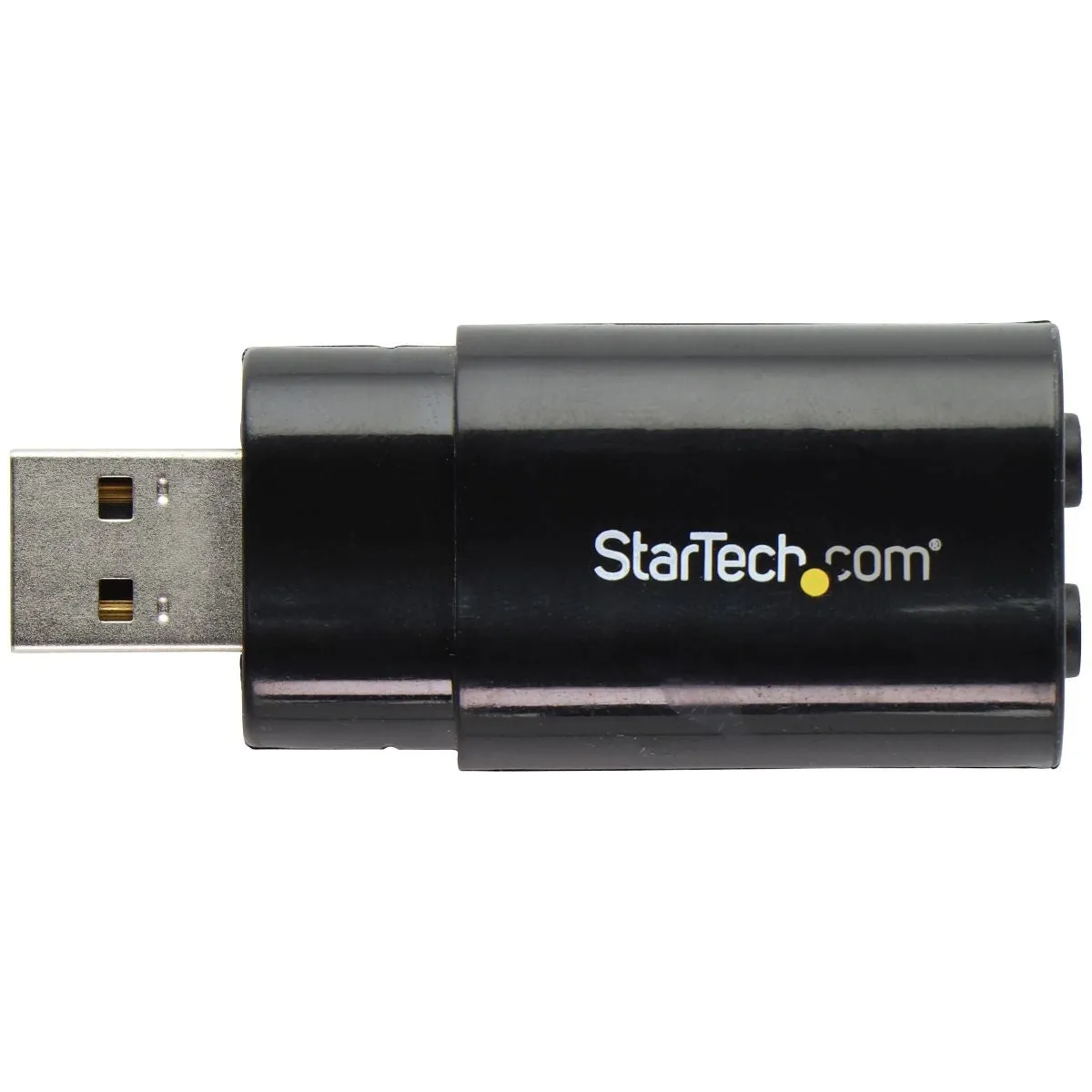 StarTech.com USB to Stereo Audio External Sound Card (ICUSBAUDIOB) - Black