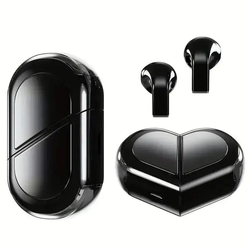 Swivel Heart Compact Wireless Earphones