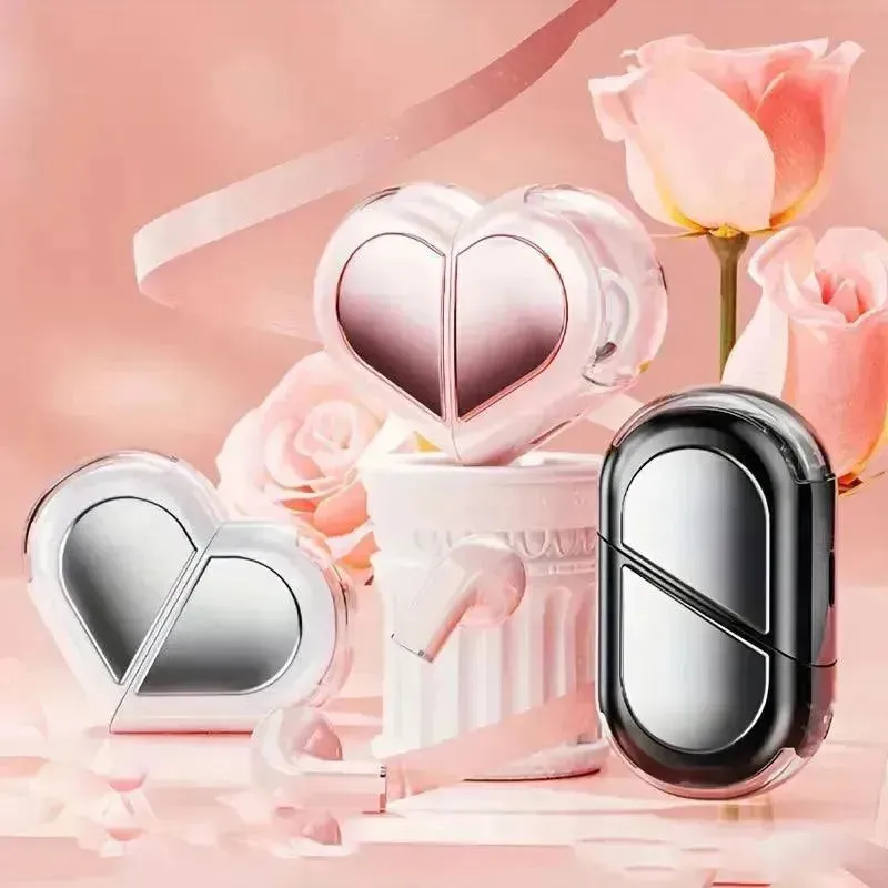 Swivel Heart Compact Wireless Earphones