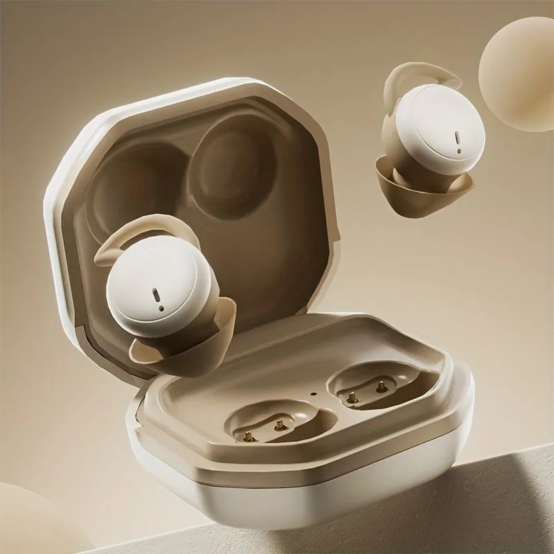 Ultra-Compact Wireless Earbuds for Sleep - Noise-Cancelling, Comfort-Design - Ideal for Side Sleepers and Work