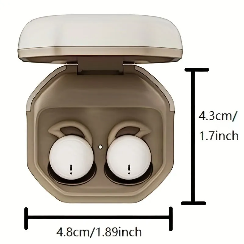 Ultra-Compact Wireless Earbuds for Sleep - Noise-Cancelling, Comfort-Design - Ideal for Side Sleepers and Work