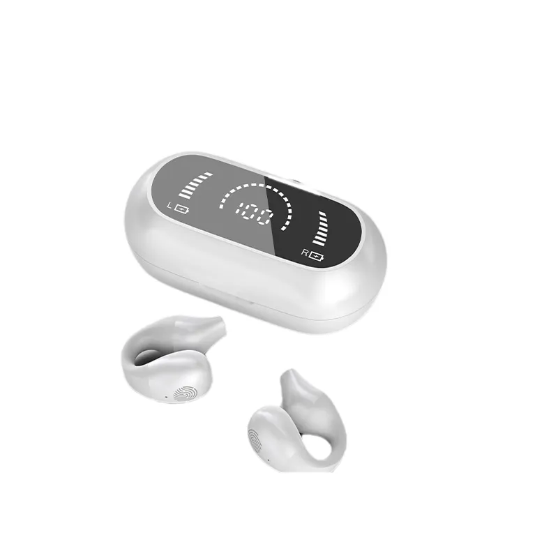 Wireless bluetooth ear clip earbuds