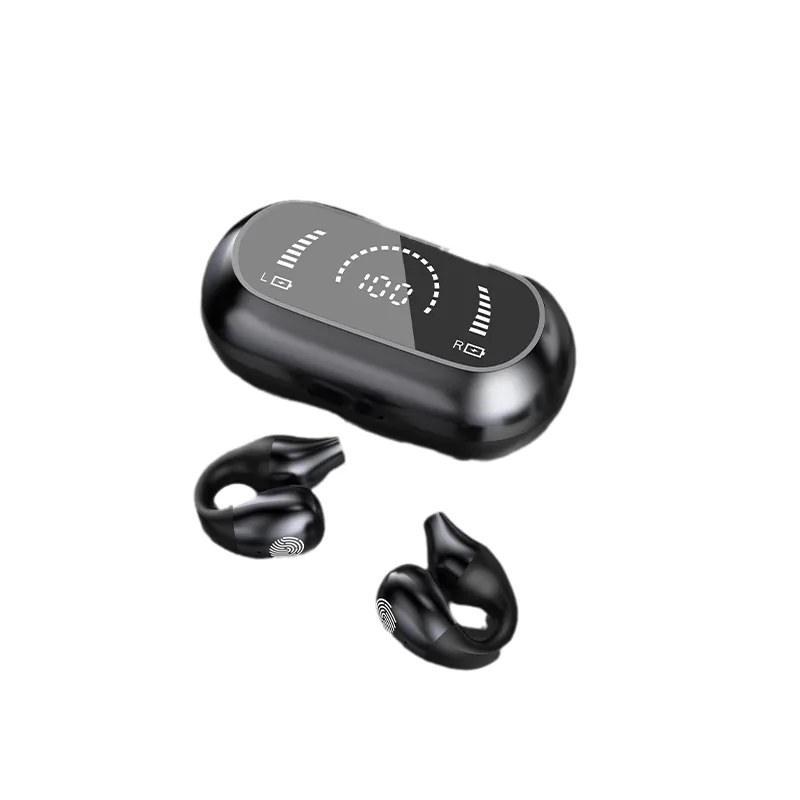 Wireless bluetooth ear clip earbuds