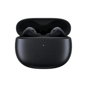 Xiaomi Buds 3, Up to 40dB ANC, 3 ANC Modes, Dual Transparency Modes, Dual-Magnetic Dynamic Driver, Hi-Fi Sound Quality, 32 Hours Battery Life, IP55 Dust and Water Resistance, Wireless Charging, Black